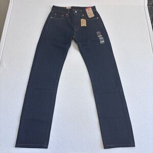 Levi's 505 Regular Straight Leg Jeans Mens 30x34 Dark Wash Cotton Western 0216
